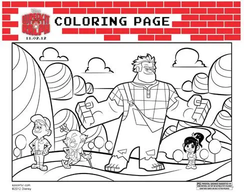 Wreck-It Ralph Coloring Pages