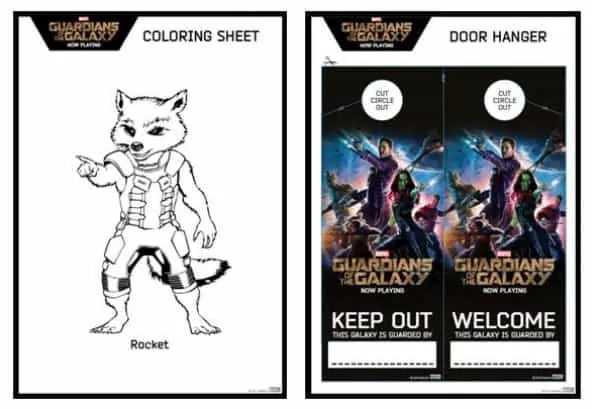 Guardians of the Galaxy Coloring Pages