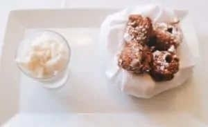 Beignet Dessert at Annisa Restaurant NYC