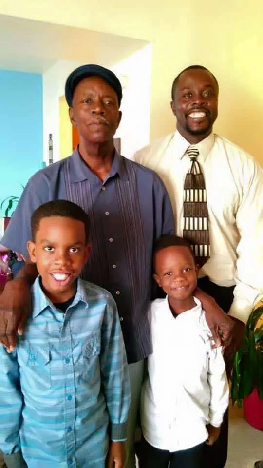 My dad, brother & sons