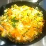 korean bibimbap (seasoned vegetable rice bowls)