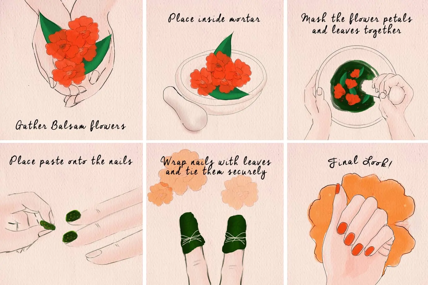 Nail Ideas for Summer - South Korean nail tinting ritual