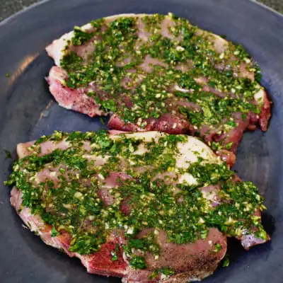 How to Make an Easy Garlicky Chimichurri Sauce small