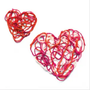 5 Cute Valentine's Day Crafts To Make at Home - valentine's day crafts with yarn