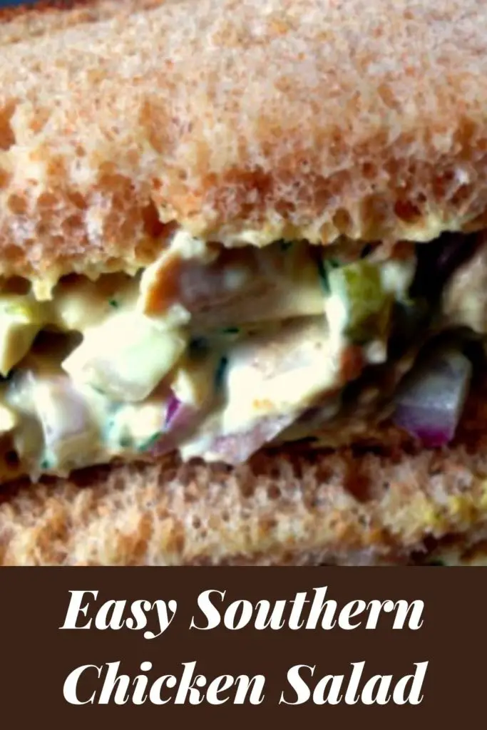 easy southern chicken salad recipe - mom in the city