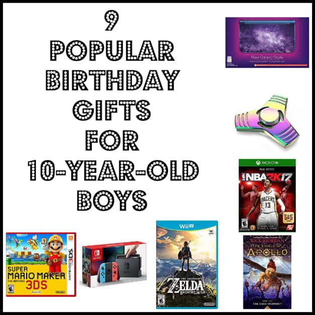 cool birthday gifts for 10 year old boy