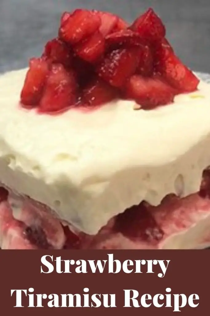 Strawberry Tiramisu Recipe - mom in the city
