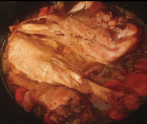 slow cooker turkey legs