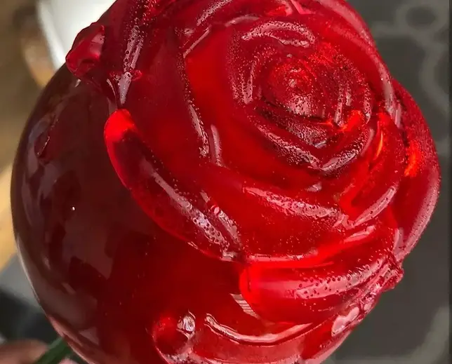 candied apple rose