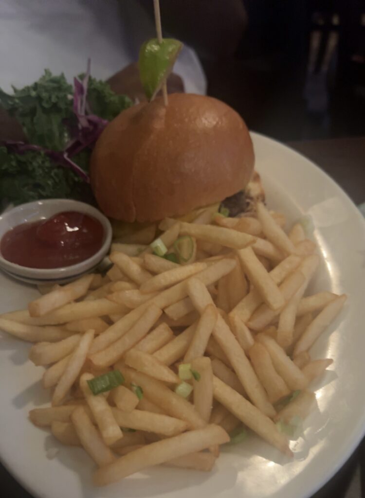 Thai burger at Cravin Thai