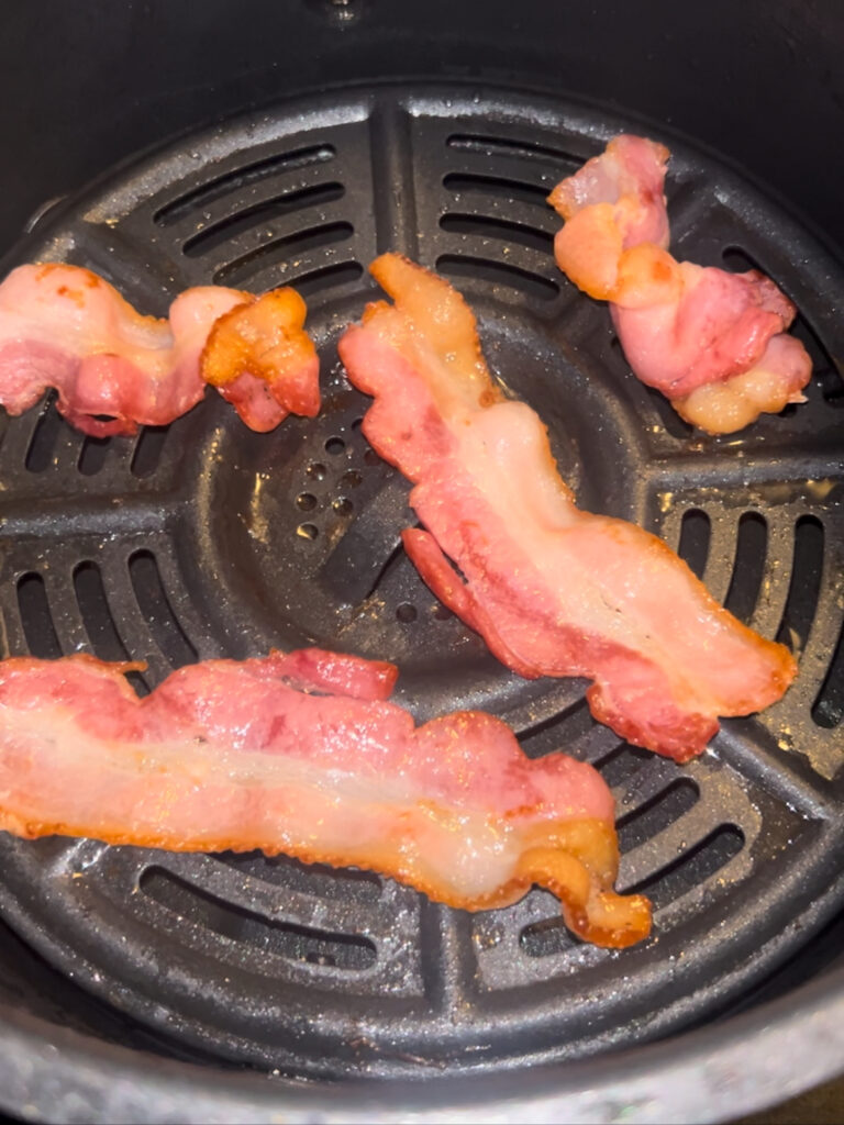 bacon in air fryer Ninja