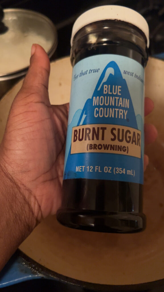 Burnt sugar for oxtails